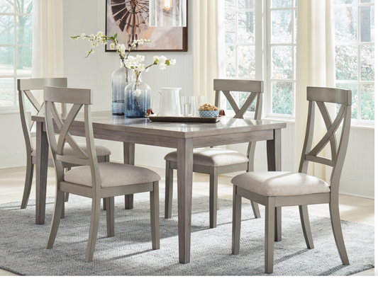 DINING TABLE PARELLEN (1 TABLE + 6 CHAIRS) PACKAGE