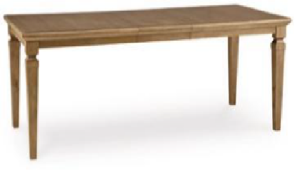 DINING RECT DINING ROOM EXT TABLE MYLARKEN D606-35 76.5CM*101.6CM*228.6CM BROWN GLAZ