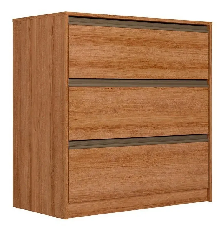 Commode Decore 5745 3 Drawers  92.0Cm*90.0Cm*45.0Cm Cappuccino  (Limited 3 Months Warranty)