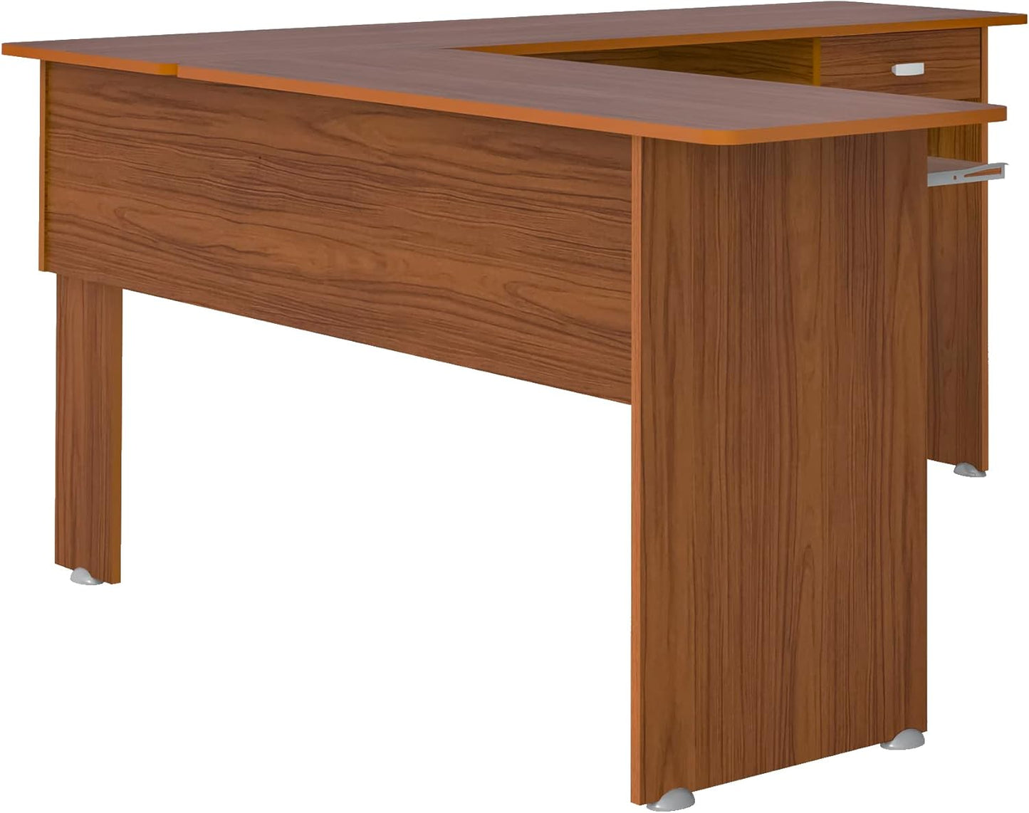 Office Table Cannes 4515 L Shape Desk With 1 Drawer Limited3 Months Warranty 150*165*73Cm Cedar