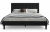 Beds Sf1018B 1009-31 Linen 160*200  Black  (Limited 3 Months Warranty)