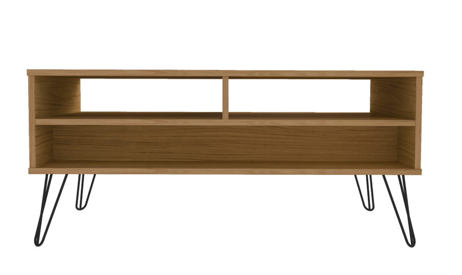 Coffee Table Estocolmo 4386 2 Drawers  100*54*45Cm Oak/Graphite/White (Limited 3 Months Warranty)