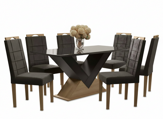 Dining Set Rio Csj1170Ea-A038 Table + 6 Chairs