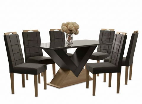Dining Set Rio Csj1170Ea-A038 Table + 6 Chairs