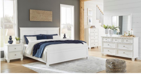 BEDS FORTMAN KING FTBD W SLATS B680-56W1