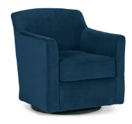 SOFA BRADNEY SWIVEL ACCENT CHAIR A3000602 736.6mm W x 812.8mm D x 838.2mm H