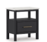 Bed ONE DRAWER NIGHT STAND Fargenta B2618-91W9