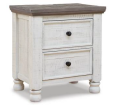 NIGHTSTAND HAVALANCE 2 DRAWER B814-92 660.4mm W x 454.15mm D x 679.45mm H