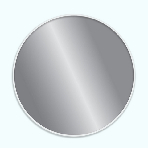 Accessories Es9 Ww 60Cm Round Mirror Wall Panel 30.0Cm*30.0Cm*3.0Cm