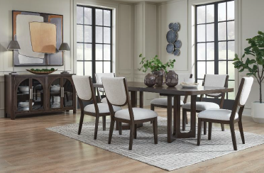 TABLE + 6 CHAIRS COMBO D596-35 D856-01 Package