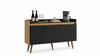 Cabinet Retro 5335R-423 4 Doors  H86*W144*D38Cm Canela / Black ( Limited 3 Months Warranty )