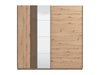 Wardrobe Ascalon 220 Og 2 Sliding Doors  220*61*217.5Cm Light Brown (Limited 3 Months Warranty)