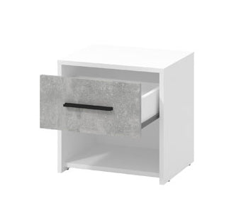 Night Stand Varadero With Drawer  42*33*42Cm Grey  (Limited 3 Months Warranty)