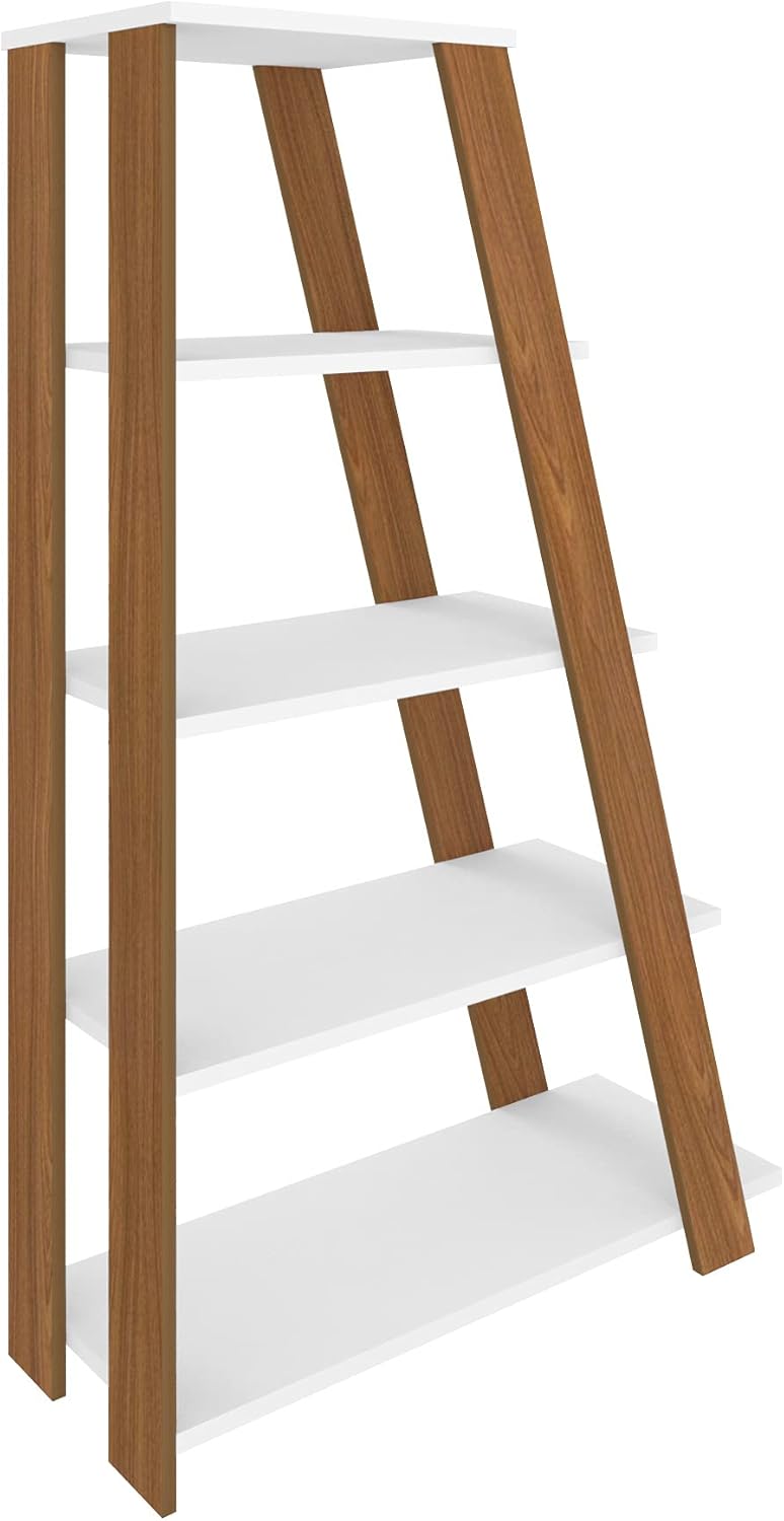 Bookcase Star 5945 4 Shelves  81.8*34.134Cm Freijo/White (Limited 3 Months Warranty)