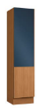 Cabinet R628-CNAZP 2 doors 220H X 50W X 52Dcm canela/dark blue (limited 3 months warranty)