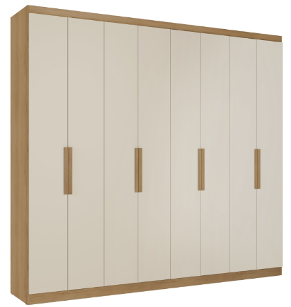 Wardrobe Milan 5821 8 doors W240*H220*D47cm (limited 3 months warranty)