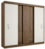 Wardrobe Sognare 5 Doors 8 Drawers Ref 4720 230.0Cm*250.0Cm*55.0Cm Carvalho | Off White (Limited 3 Months Warranty)