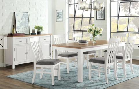 Dining Table Westconi (1 Table + 10 Chairs) Package