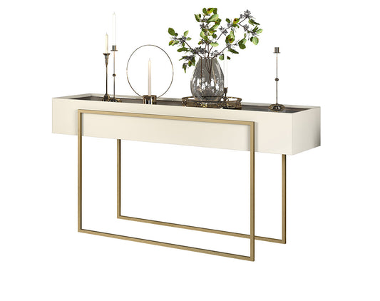 Console Pilar 20626133 137*80*40Cm  Off White  (Limited 3 Months Warranty)