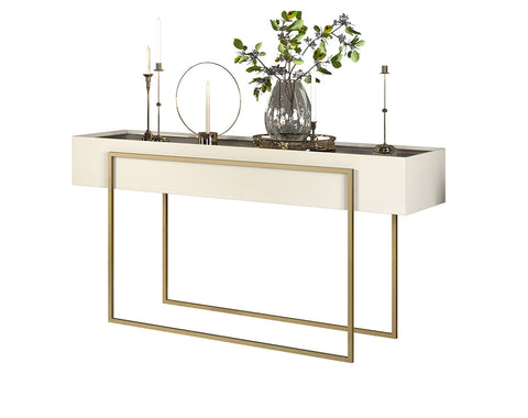 Console Pilar 20626133 137*80*40Cm  Off White  (Limited 3 Months Warranty)