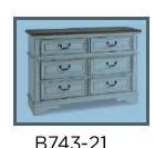 BED DRESSER REALYN B743-21