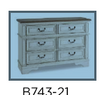 BED DRESSER REALYN B743-21