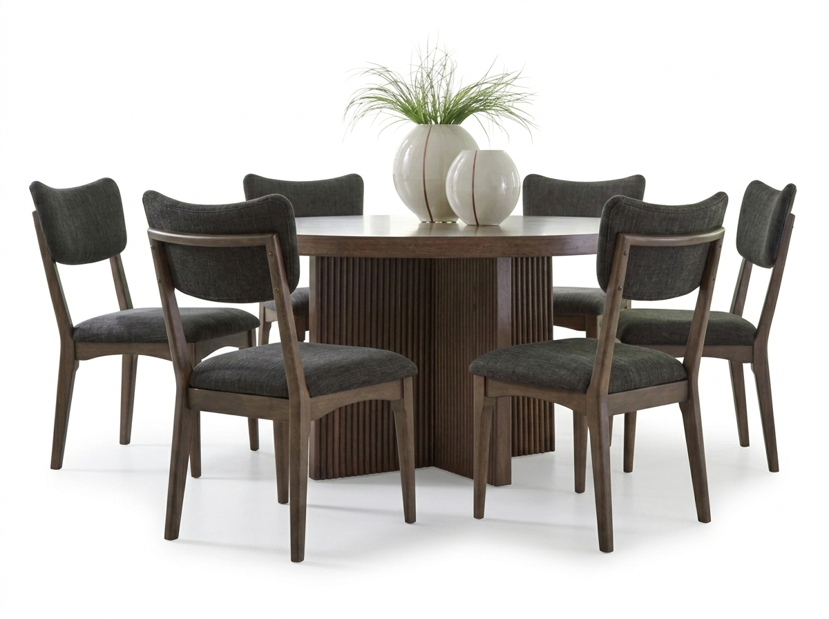 DINING TABLE KORESTONE PACKAGE (7 PCS)