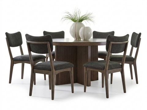 DINING TABLE KORESTONE PACKAGE (7 PCS)