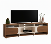 Tv Stand Elegance 4502 Up To 86 / 2 Doors Limited3 Months Warranty 220*44*61.5Cm Cedar/ Off White