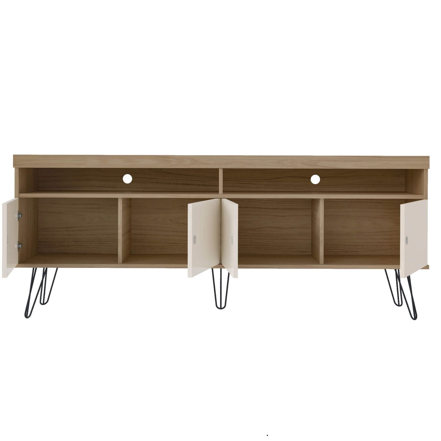 Tv Stand Liberty 4217 Up To 65 / 4 Doors  160*33.5*62Cm Oak/Off White (Limited 3 Months Warranty)