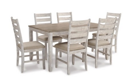 DINING TABLE SKEMPTON SET D394-425  914.4mm W x 1524mm D x 762mm H