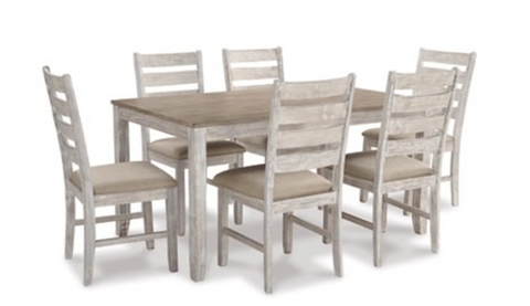 DINING TABLE SKEMPTON SET D394-425  914.4mm W x 1524mm D x 762mm H