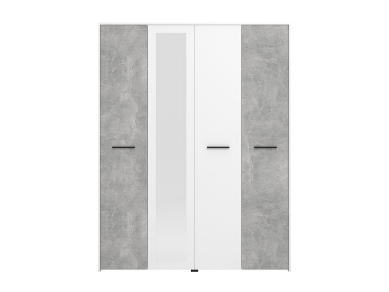 Wardrobe Varadero 4 Doors  157.5*53*203.5Cm Grey  (Limited 3 Months Warranty)