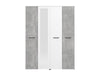 Wardrobe Varadero 4 Doors  157.5*53*203.5Cm Grey  (Limited 3 Months Warranty)