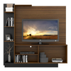 Tv Stand L2473 With Panel Up To 55  164*165*32.5Cm Wood/Black  (Limited 3 Months Warranty)
