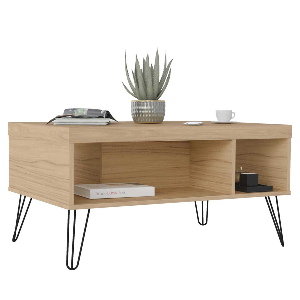Coffee Table Liberty 4215 Cocktail  91*59*45Cm Oak  (Limited 3 Months Warranty)