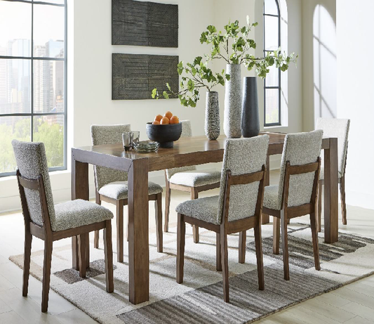 DINING SET KRAEBURN D496 (TABLE + 8 CHAIRS) PACKAGE