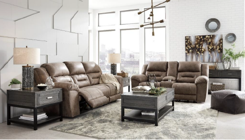 SOFA STONELAND FAUX LEATHER (3 PCS) PACKAGE