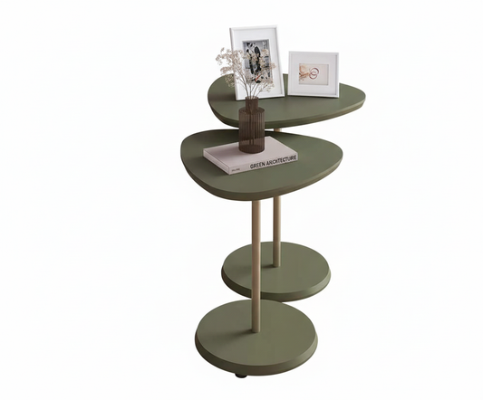 End Table Bel 4580 Curved Design  45*45*54.5 Cm Mint  (Limited 3 Months Warranty)