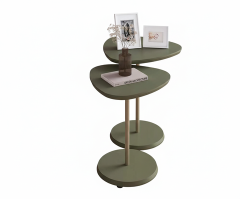 End Table Bel 4580 Curved Design  45*45*54.5 Cm Mint  (Limited 3 Months Warranty)