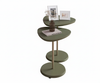 End Table Bel 4580 Curved Design  45*45*54.5 Cm Mint  (Limited 3 Months Warranty)