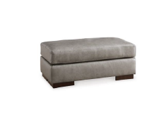SOFA LOMBARDIA LEATHER OTTOMAN 5730314 1117.6mm W x 609.6mm D x 406.4mm H