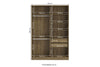Wardrobe N536-Ngmc 4 Doors With 2 Drawers  230*158*56Cm Ngmc (Limited 3 Months Warranty)