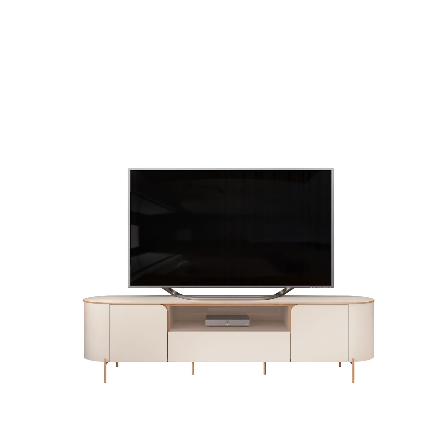 Tv Stand Areta 35812174 218*57*45Cm  Off White (Limited 3 Months Warranty)