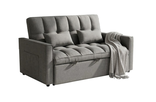 Sofa Bed YL-91841 Loveseat Sleeper GREY (limited 3 months warranty )