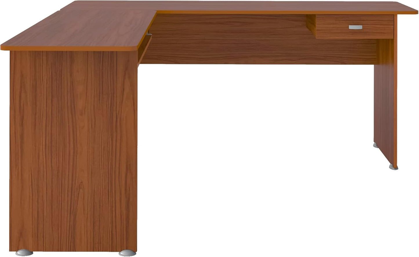 Office Table Cannes 4515 L Shape Desk With 1 Drawer Limited3 Months Warranty 150*165*73Cm Cedar