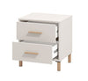 Night Stand Belfort 2 Drawers  48*40*52Cm Off White  (Limited 3 Months Warranty)