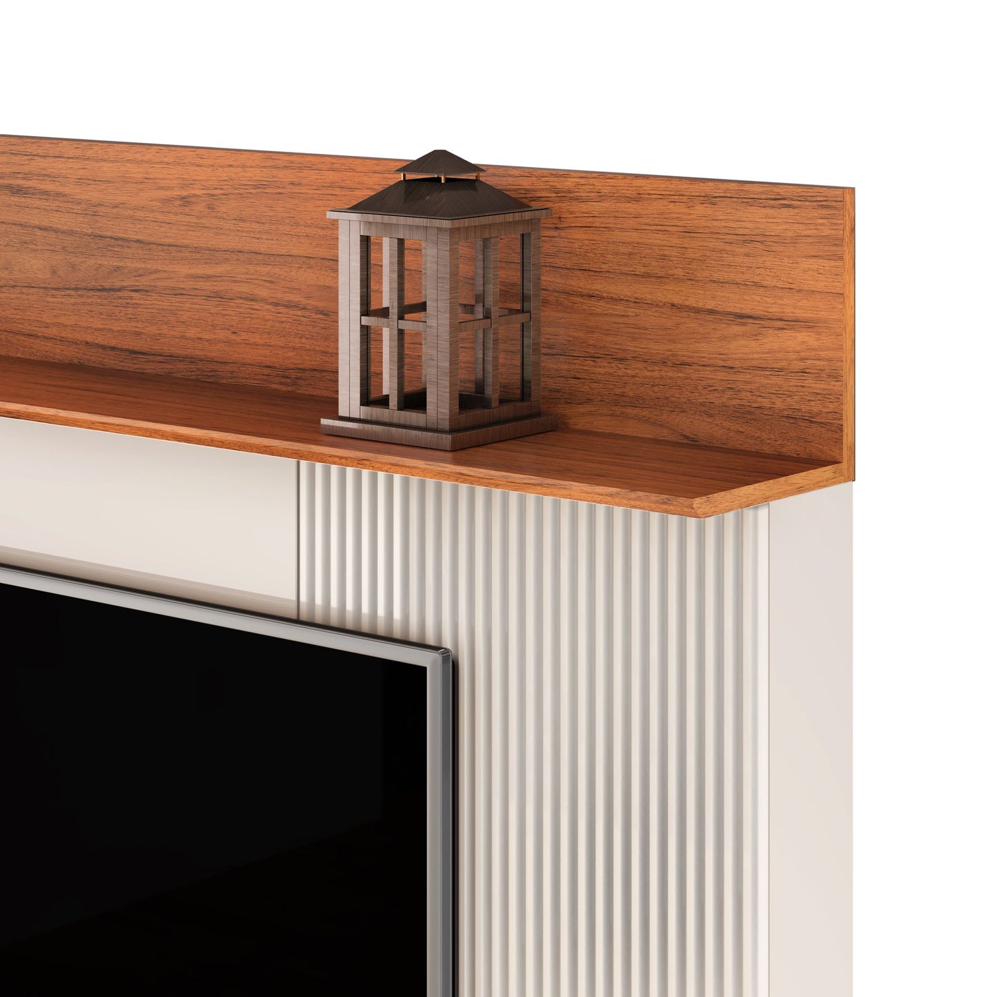Tv Stand Henry 36093227 Up To 70  182*184.5*38.7Cm Off White/Freijo  (Limited 3 Months Warranty)