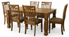 Dining Set Hu31389 Table + 6 Chairs ( Limited 3 Months Warranty )