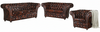 Sofa Royal 1509 321 Wooden Legs 85.0Cm* 229.0Cm*95.0Cm Pu 5281A(Brown)